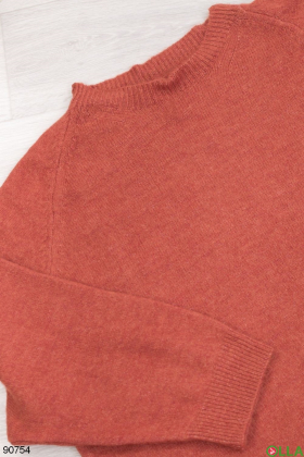 Жіночий теракотовий светр