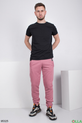Чоловічі рожеві спортивні штани