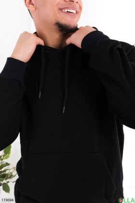 Men's black hoodie