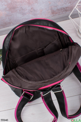 Жіночий Чорно-рожевий рюкзак