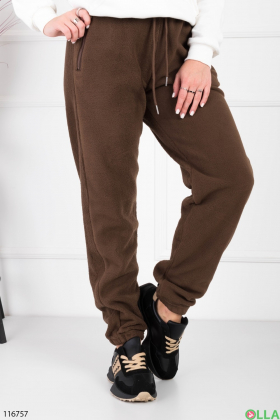 Women's brown sports pants