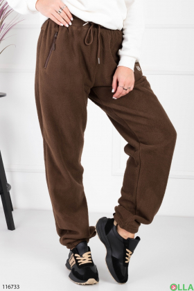Women's brown sports pants