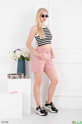 Women's pink shorts