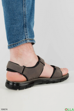 Men's gray sandals