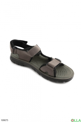 Men's dark gray sandals