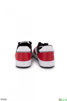 Жіночі червоно-білі кросівки