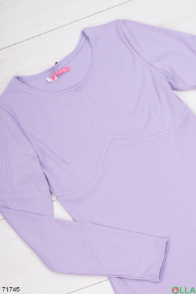 Women's lilac knitted dress