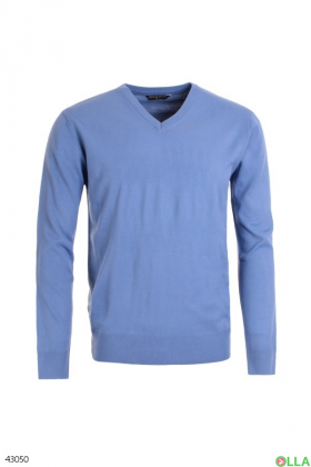 Чоловічий блакитний светр