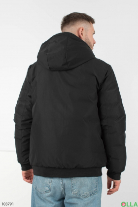 Чоловіча сіра зимова куртка-трансформер