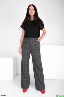 Women's checkered trousers