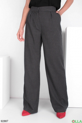 Women's checkered trousers