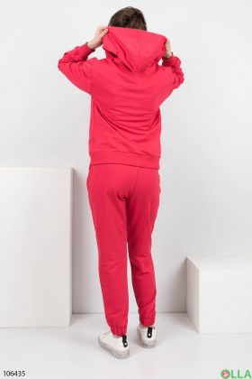 Women's red tracksuit