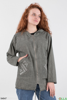 Women's zip-up hoodie with pockets