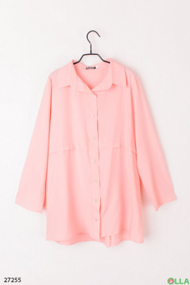 Pink loose fit shirt