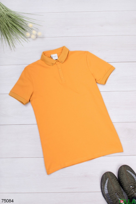 Чоловіча помаранчева футболка поло