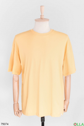 Чоловіча світло-помаранчева футболка