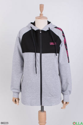 Women's tracksuit with a hood