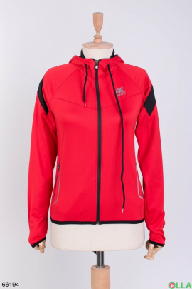 Women's black and red tracksuit