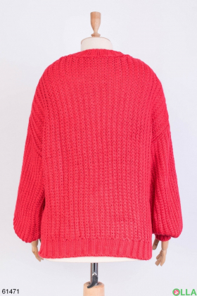Жіночий зимовий Червоний светр