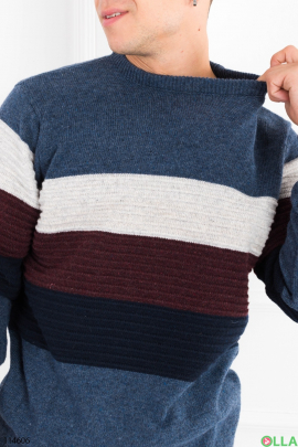 Мужской разноцветный свитер