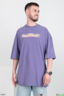 Men's lilac T-shirt