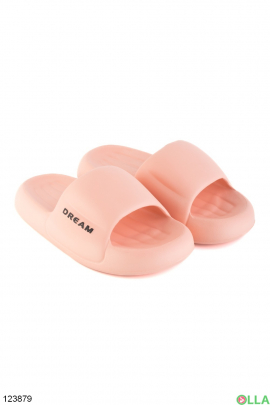 Women's coral slippers
