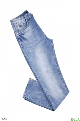 Жіночі сині джинси