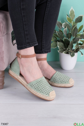 Women's turquoise sandals