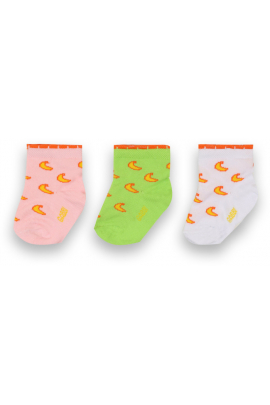Детские носки для девочки NSD-339 размер (от 0-6 месяцев) (90339) Разные цвета 