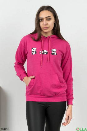 Women's pink hoodie