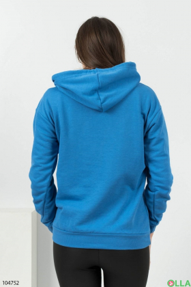 Women's blue hoodie