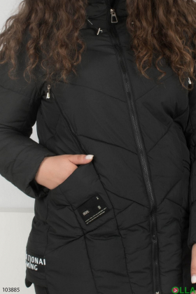 Women's black winter jacket