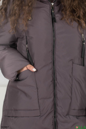 Women's purple winter jacket