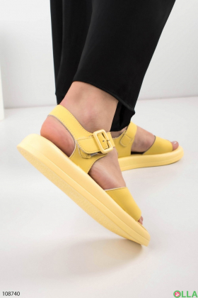Women's yellow sandals