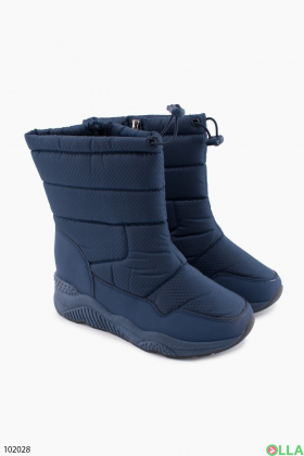 Women's blue dutik boots