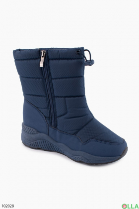 Women's blue dutik boots