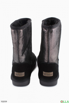 Women's silver ugg boots