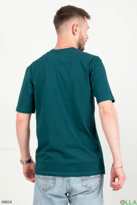 Мужская зеленая футболка