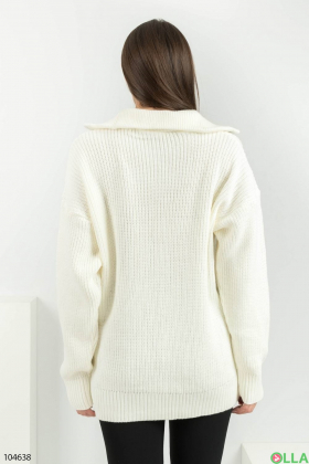 Women's white sweater