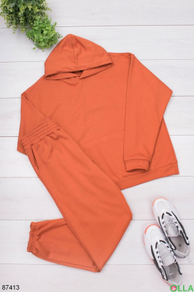 Мужской оранжевый спортивный костюм