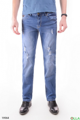 Чоловічі джинси з порваностями