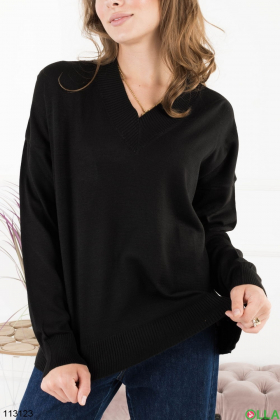 Women's black sweater