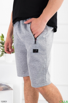 Men's gray batal shorts