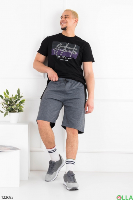 Men's dark gray shorts