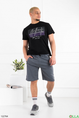 Men's dark gray shorts
