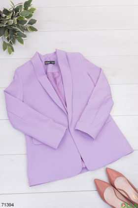 Жіночий фіолетовий піджак