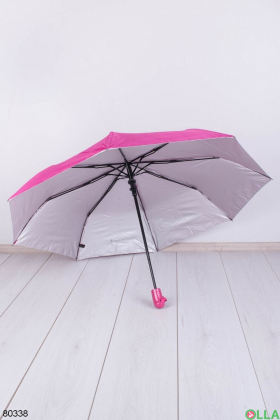 Женский розово-серый зонт