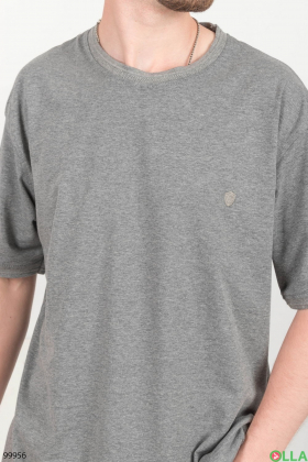 Men's plain gray t-shirt
