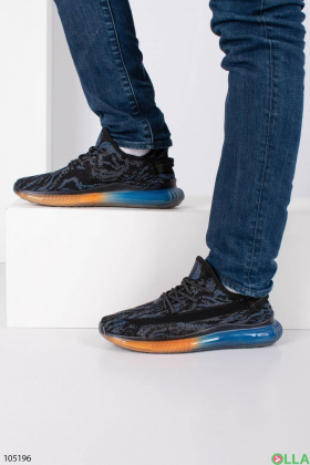 Men's blue-black sneakers