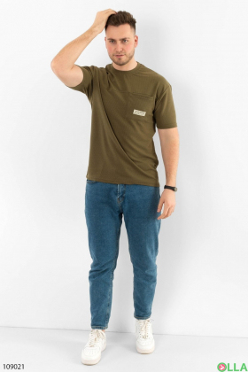Чоловіча футболка кольору хакі